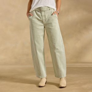 Spencer Barrel-Leg Pants